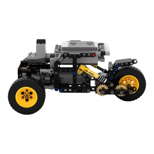小小工程师国产积木电动遥控车机械组模型拼装三轮转向车MOC套装