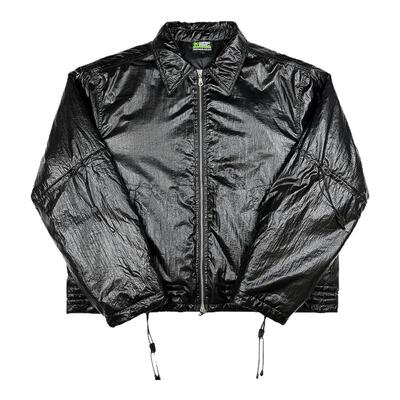 ComicTree亮面翻领夹克棉服