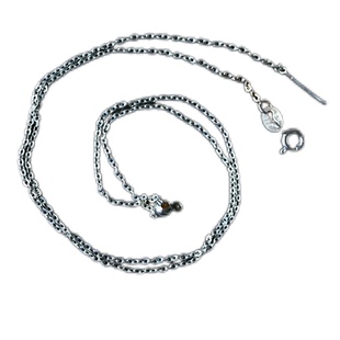 925纯银链子925纯银项链女锁骨链盒子水波链单链裸链十字瓜子蛇骨