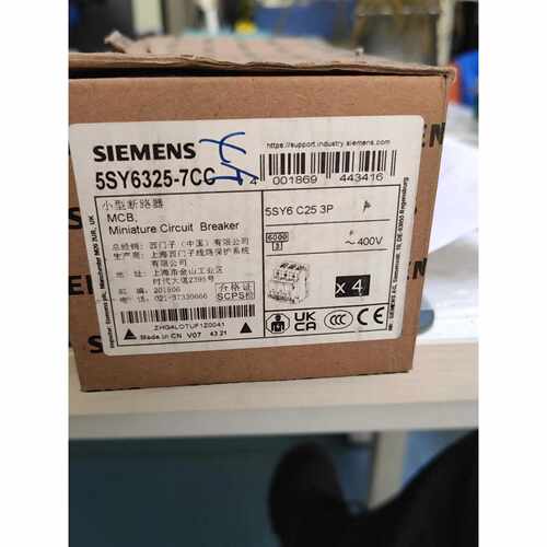 〔议价-可维修〕西门子小型断路器5SY6325-7CC 3P 400V 额定