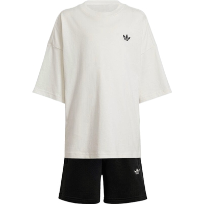 adidas阿迪达斯三叶草小童运动休闲短袖套服JD3105