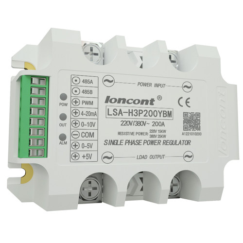 LSA单相交流调压模块RS485通讯Modbus-RTU可控硅调功电力调整器