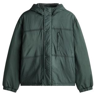 HM男装棉服冬季立领连帽夹棉尼龙夹克外套棉衣1317749