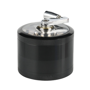 创意烟斗烟丝磨烟器碎烟机手摇大号四层卷烟器具切片烟丝烟斗配件