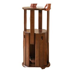 凳子家用结实耐用可叠放实木滑轮移动凳子出租方用矮凳叠叠乐凳