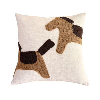 马年奶油风抱枕超软中古靠垫套