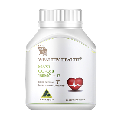 【自营】Wealthy Health辅酶Q10软胶囊护心肌保健品保护澳洲进口