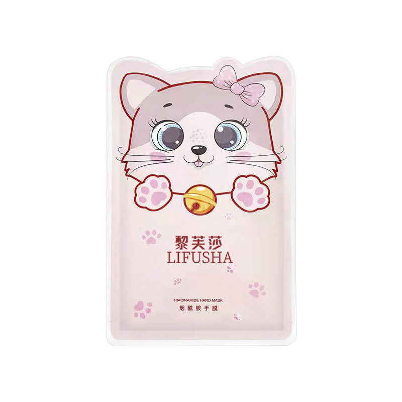 秒猫爪手膜烟酰胺山羊奶补水保湿滋润皮肤嫩白手部护理手套抗皱纹