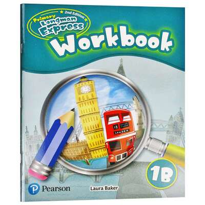 Primary Longman Express 1B workbook 英文原版 培生香港朗文小学英语教材 一年级下学期 综合练习册 第二版朗文快车PLE 英文版