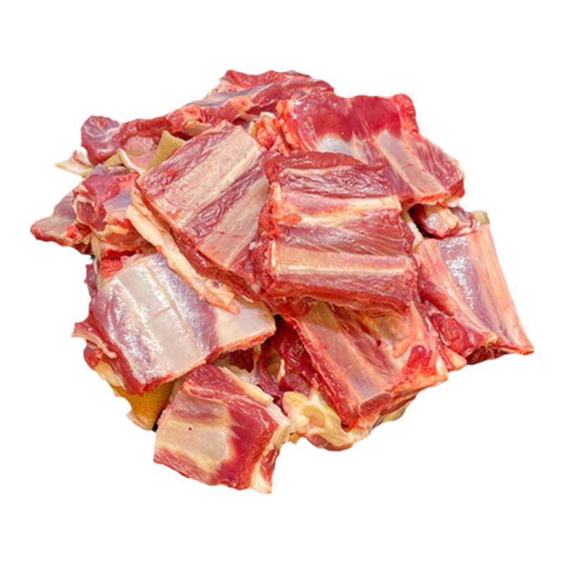 新鲜现杀散养黑山羊羊寸排肋排肉