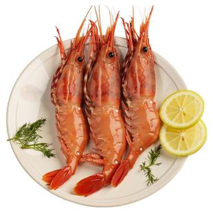 加拿大进口红牡丹虾刺身生食即食日料理海鲜水产甜虾深海虾帆船牌