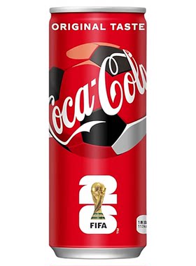 日本进口世界杯FIFA可乐联名正
