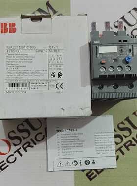 ABB1SAZ811201R1006TF6560热覆盖继电器范围5060AMP快速发货