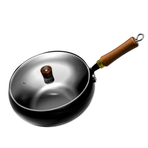 章丘大肚铁锅不粘锅家用炒菜锅