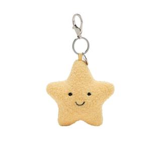 PANG GOM星星毛绒玩具幸运星公仔挂件可爱笑脸卡通包包挂饰送礼女
