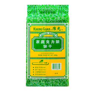 康元家庭克力架饼干640克/袋苏打饼干早餐办公休闲零食品小吃