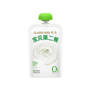 卡士酸奶宝贝第二餐无蔗糖无添加剂85g*10袋高钙儿童小孩低温酸奶