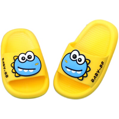 儿童防滑卡通恐龙凉拖鞋