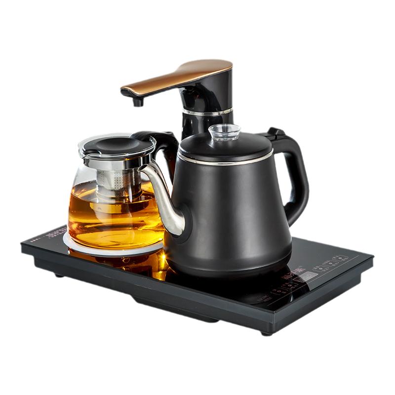 新茶派全自動上水電熱燒水壺泡茶桌專用家用保溫茶臺一體具嵌入式
