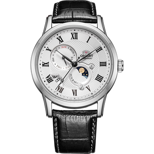 ORIENT东方双狮手表日本原装进口日月系列男士腕表全自动机械手表