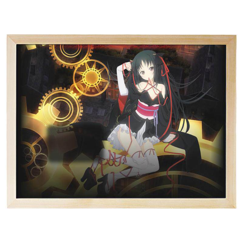 机巧少女不会受伤 夜夜 夏洛特 动漫周边 海报挂画挂件送男生礼物