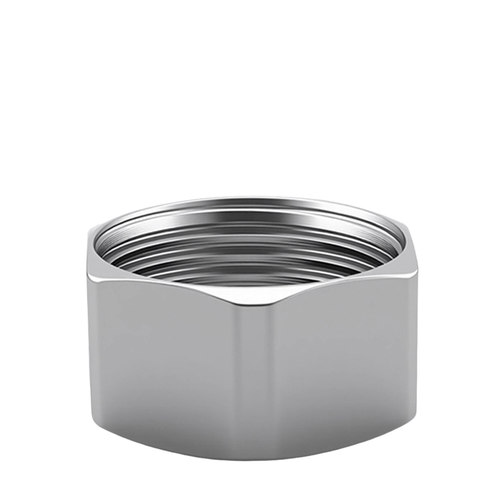 304不锈钢外六角内丝堵帽4分/6分/1寸高压管闷头内螺纹管堵帽配件