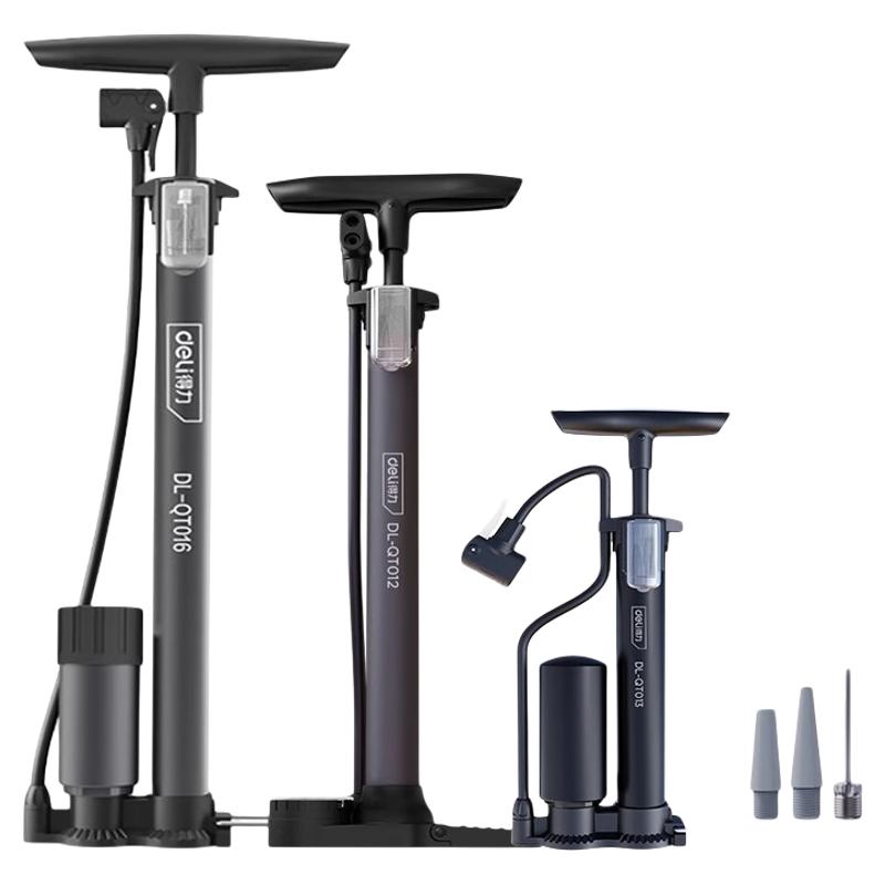 得力打气筒儿童自行车高压家用通用便携小型电动车电瓶车皮球玩具