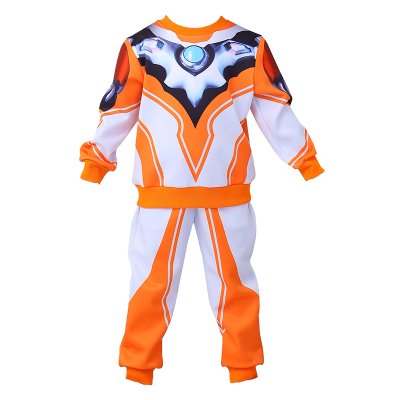 正版奥特曼衣服女童卫衣套装胸灯发光圆领格丽乔中大童女孩春秋