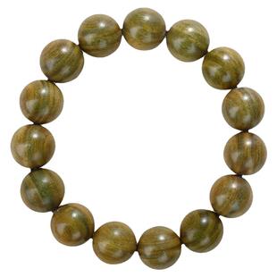 大号佛珠檀木手串18颗提珠手持挂珠绿檀有香味木头108颗念珠包邮