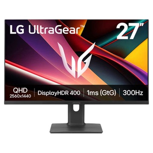 LG 27英寸 2K300HZ 27G64NA HDR400 HDMI2.1 Fast IPS电竞显示器