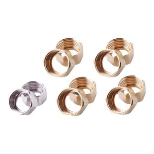 不锈钢波纹管螺帽4/6分1寸热水器304不锈钢波纹软管燃气管铜接头