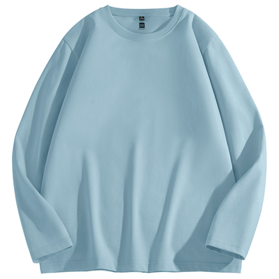 @GV真维斯纯棉长袖t恤男春秋季新款宽松休闲重磅圆领打底衫男款B