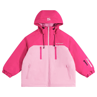 女童冬季加厚冲锋衣外套洋气时髦