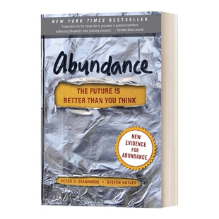 英文原版 Abundance The Future Is Better Than You Think 富足 改变人类未来的4大力量 英文版 进口英语原版书籍