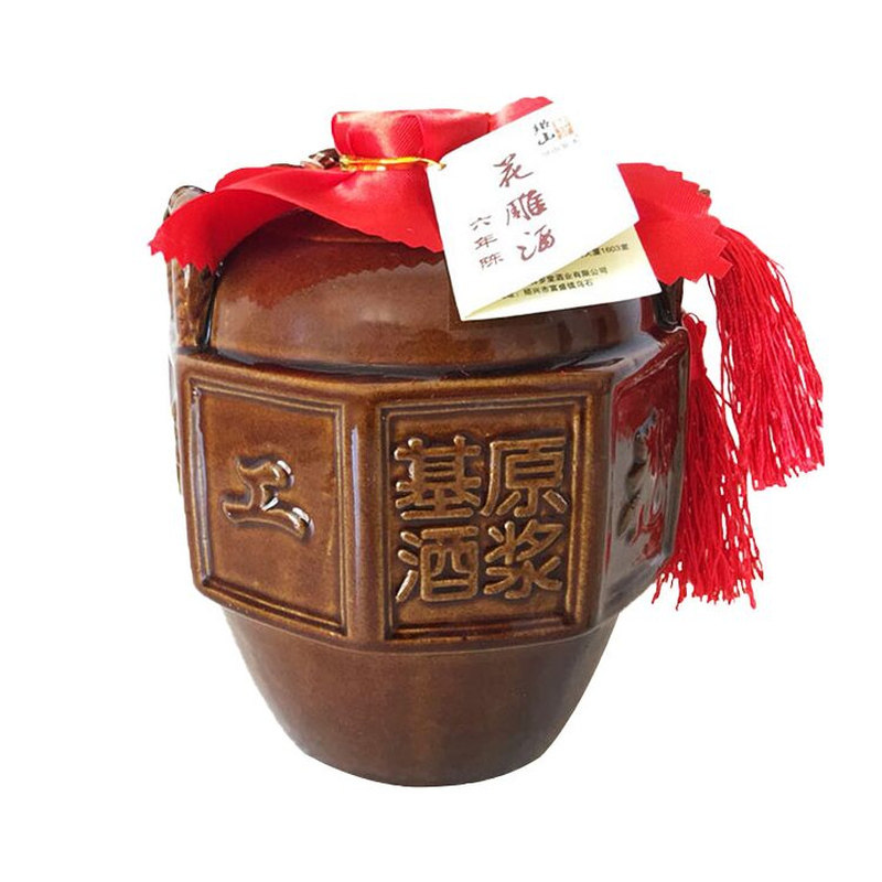 绍山鉴水六年陈花雕酒1L坛装