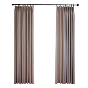 加厚全遮光防晒避光棉麻窗帘卧室客厅飘窗2025年新款北欧遮阳布料