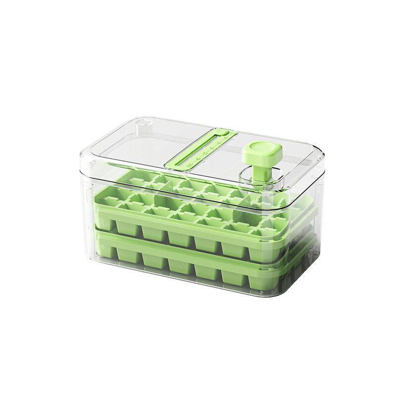 冻冰块模具制冰神器带盖食品级制冰盒家用自制冰箱储存盒按压冰格