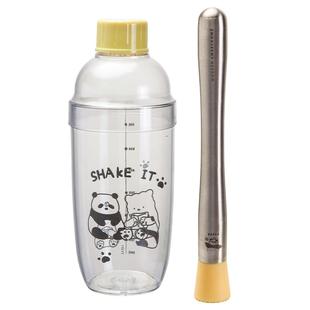 摩登主妇熊猫雪克杯一套shake杯子调酒器套装手打柠檬茶制作工具