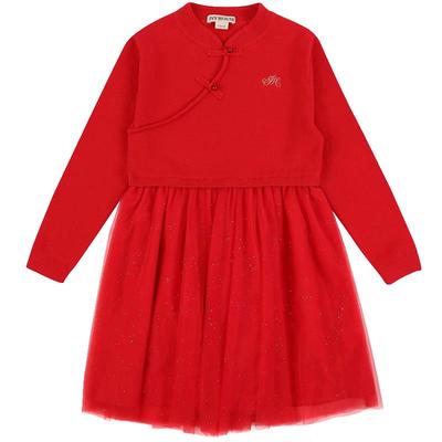 IVYHOUSE/常春藤新年红连衣裙