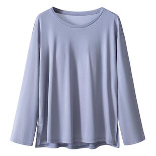 睡衣春秋款女2025新款带胸垫一体防凸点可外穿长袖长裤家居服套装