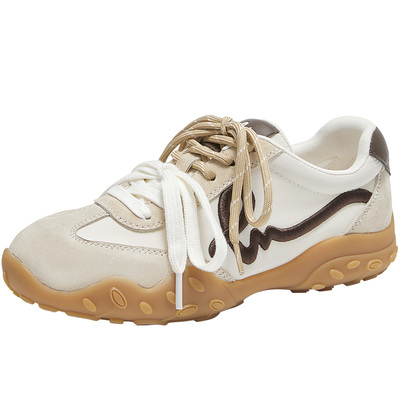 厚底德训鞋女内增高阿甘运动鞋子