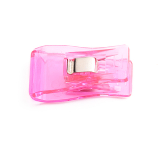 彩色透明小夹子diy缝纫定位夹包边夹皮革固定夹文具夹塑料斧头夹