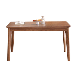 优尚雅轩白蜡木全实木长方形餐桌北欧原木小户型日式家用桌椅组合