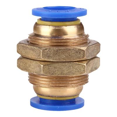 气动配件隔板气管快速快接接头PM