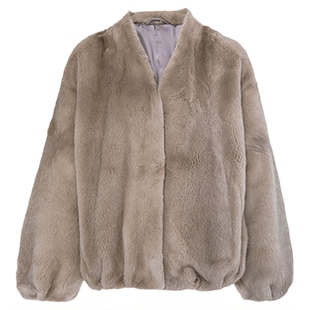 Orchel/欧榭丽轻奢老钱千金丹麦水貂母貂百搭休闲时尚皮草女外套