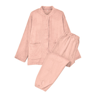 无印正品品质睡衣女法兰绒加厚套装珊瑚绒情侣款家居服男良秋冬款