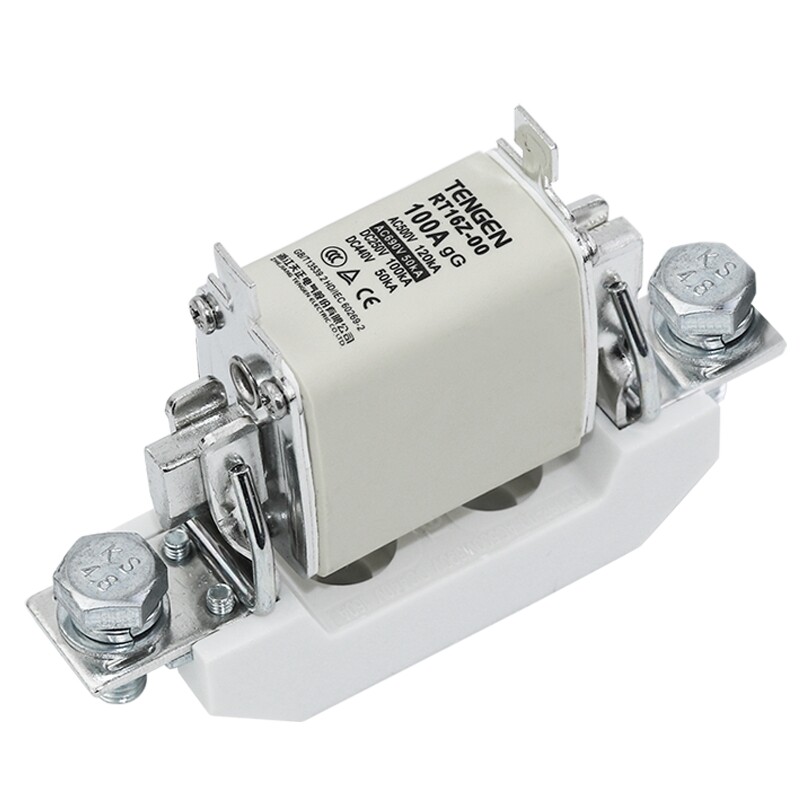 TENGEN天正RT16Z直流熔断器体陶瓷保险丝熔芯底座63A100A200A400A