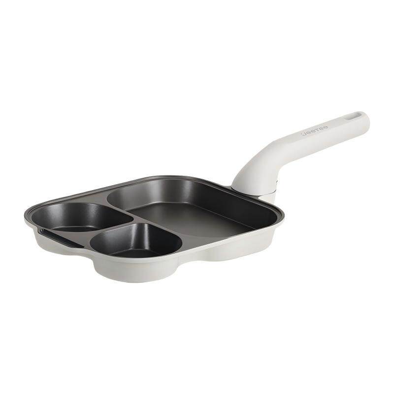 Jeetee吉特有钛陶瓷三合一早餐煎锅煎鸡蛋饼不粘锅平底锅煎蛋神器