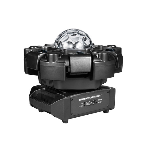 六臂大金刚摇头灯旋转七彩氛围灯家用镭射灯闪光灯激光灯舞台灯光