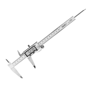 得力电子数显游标卡尺高精度工业级不锈钢工具可视卡尺珠宝文玩